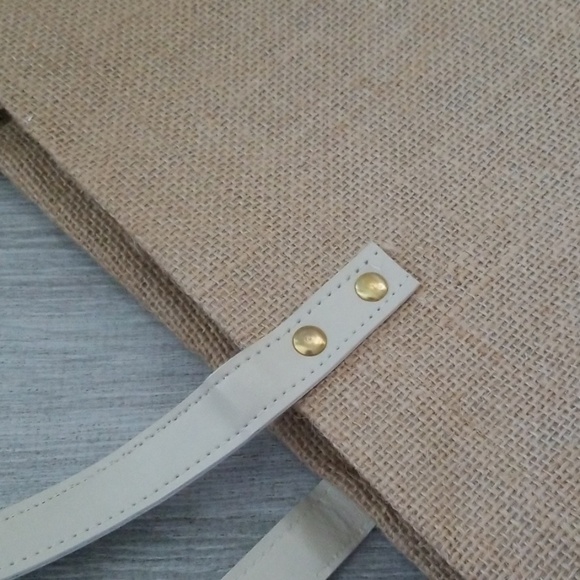 Burlap Tote Bag - Picture 8 of 8